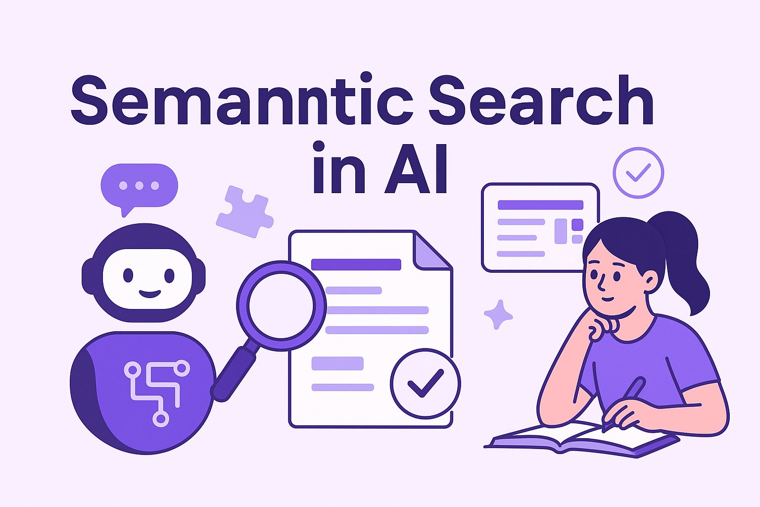 What is semantic search in AI?